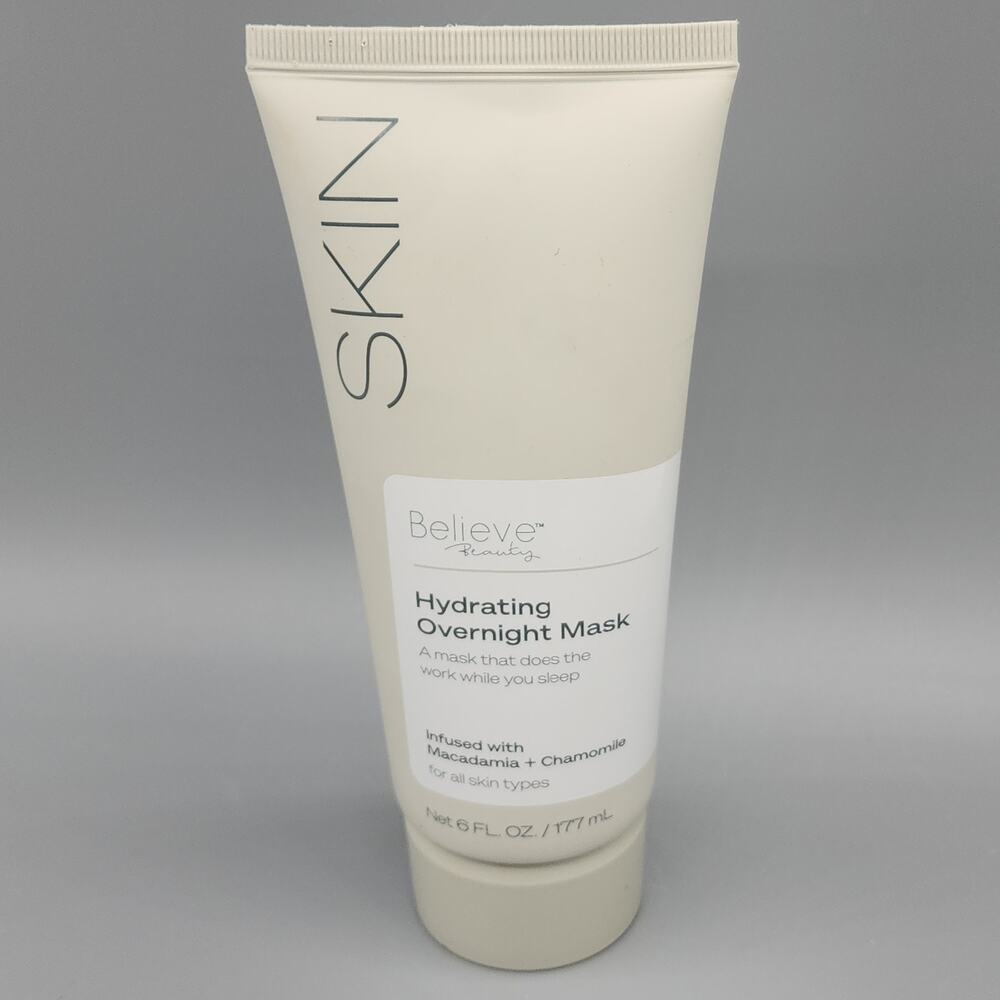 Skin Believe Beauty Hydrating Overnight Mask 6 oz Macadamia + Chamomile NEW